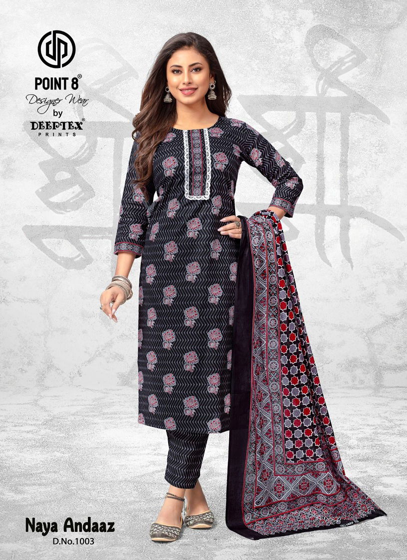 Naya Andaaz Vol 10 By Deeptex Cotton Printed Kurti Bottom With Dupatta Wholesale Price